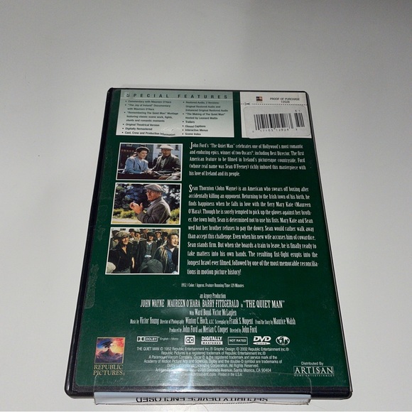 The Quiet Man (Collectors Edition) DVD - Picture 3 of 4